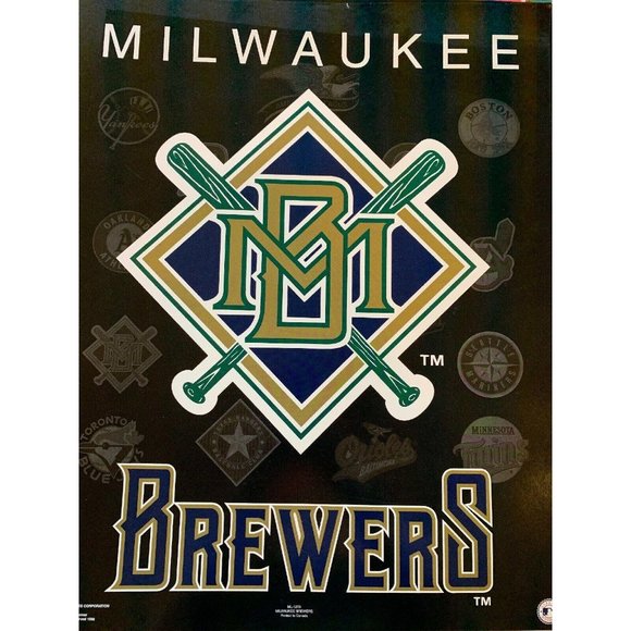 Milwaukee Brewers Baseball Team Poster New - Picture 1 of 5